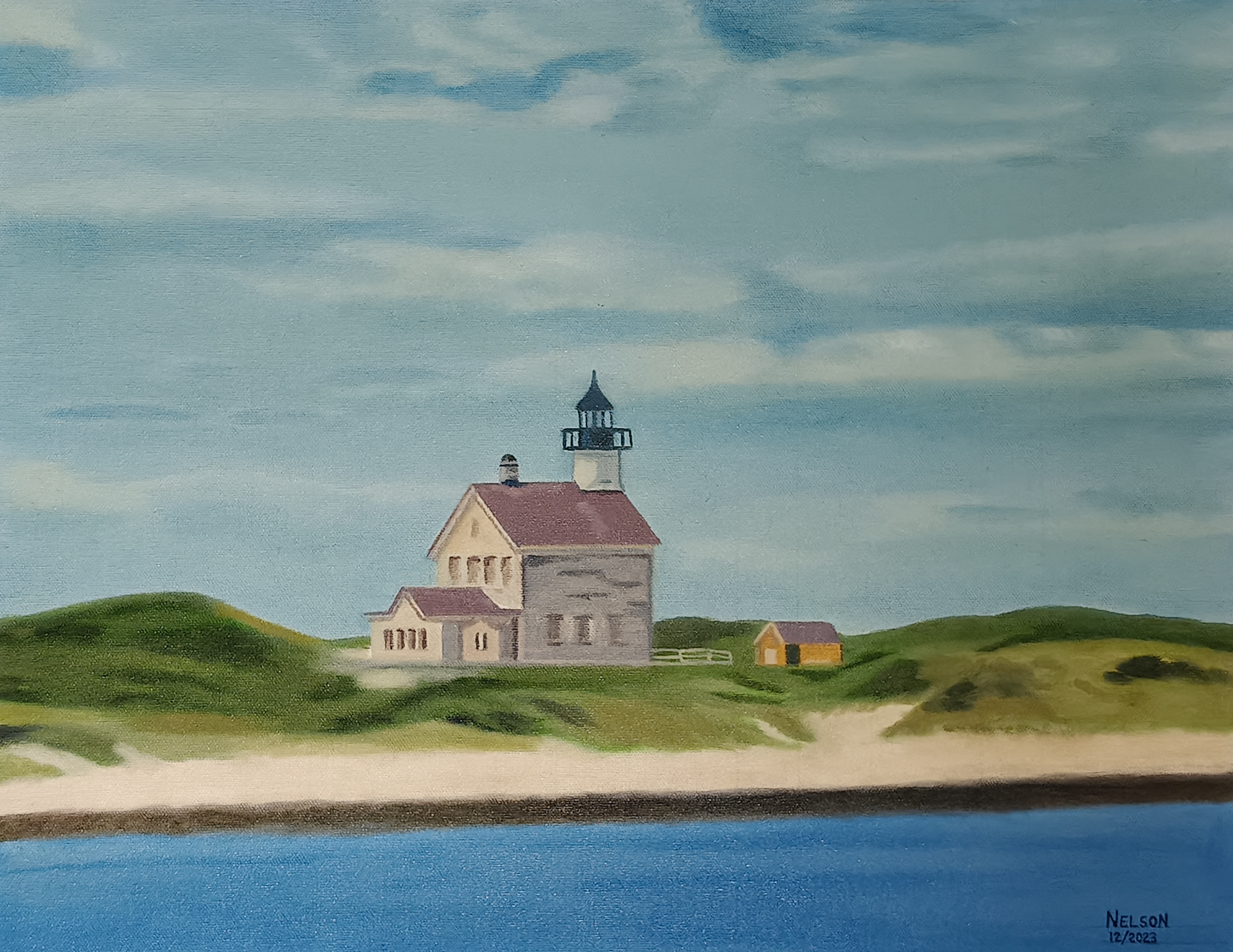 Fox poised in quiet intelligence