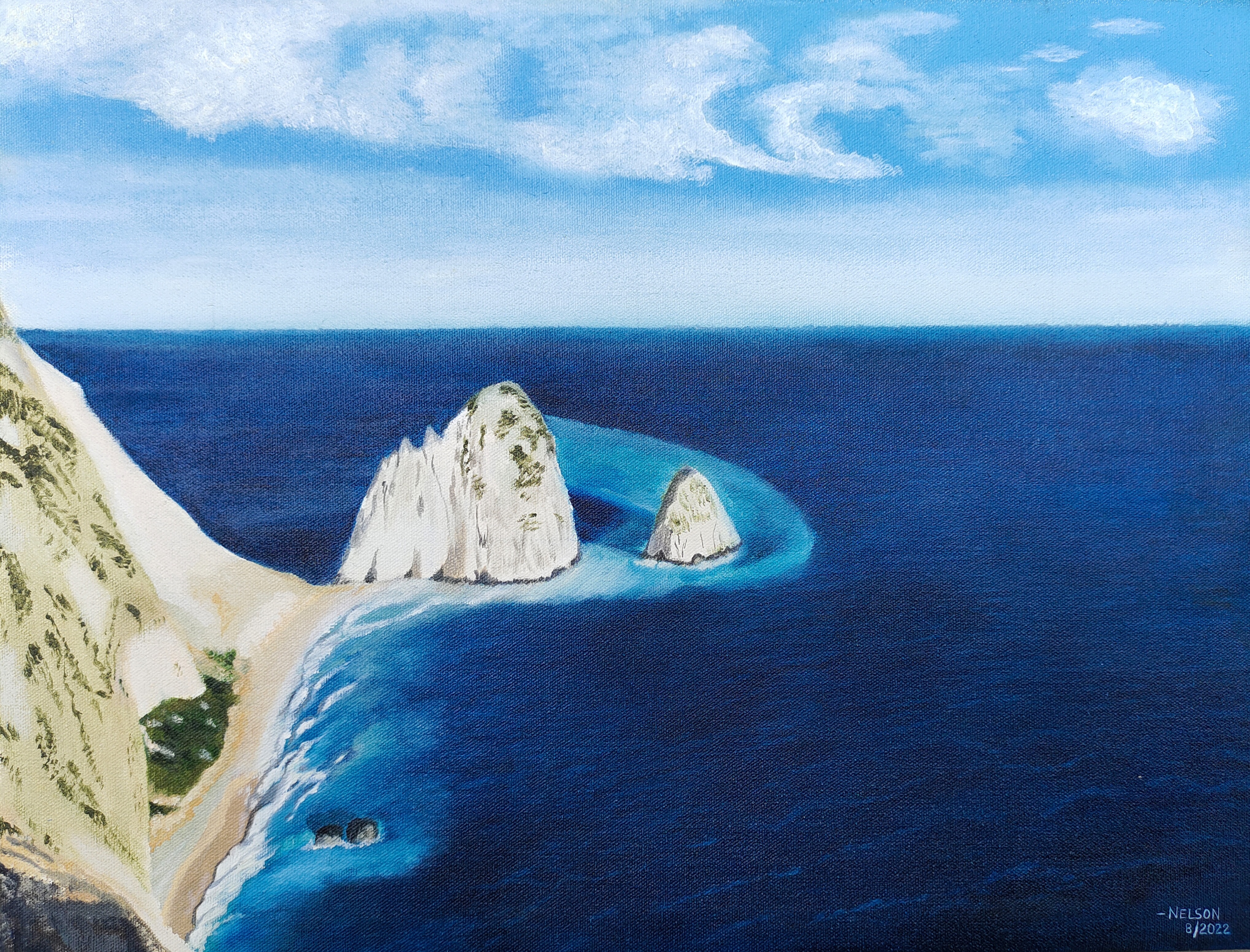 Azure sea and islands